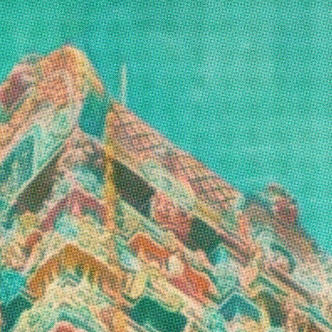 Chennai Madras Hindu Temple Tower Gopuram Retro Travel Art Poster - Image 4