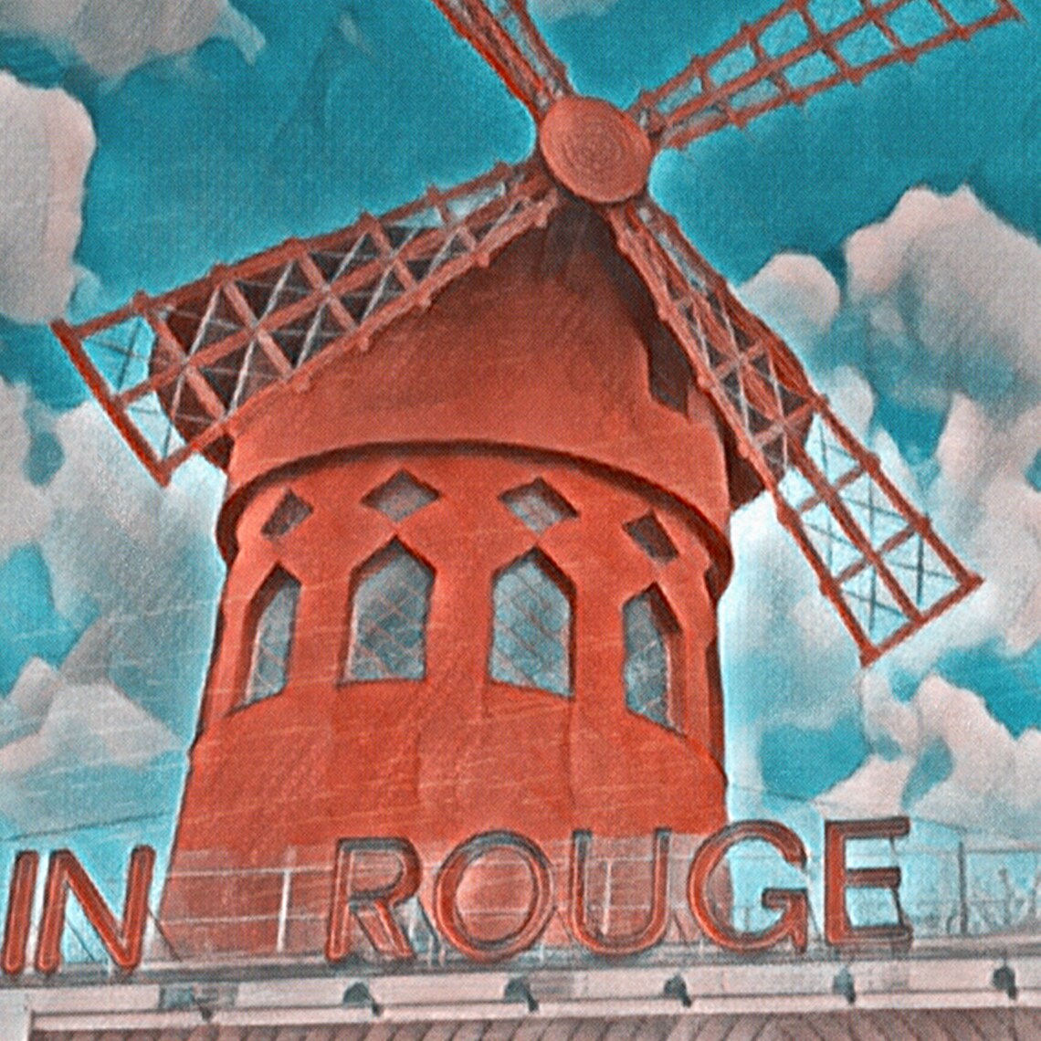 Paris Poster Pigalle Moulin Rouge By Alecse Limited Edition Montmartre Poster France Travel Poster Paris Souvenir - Image 4