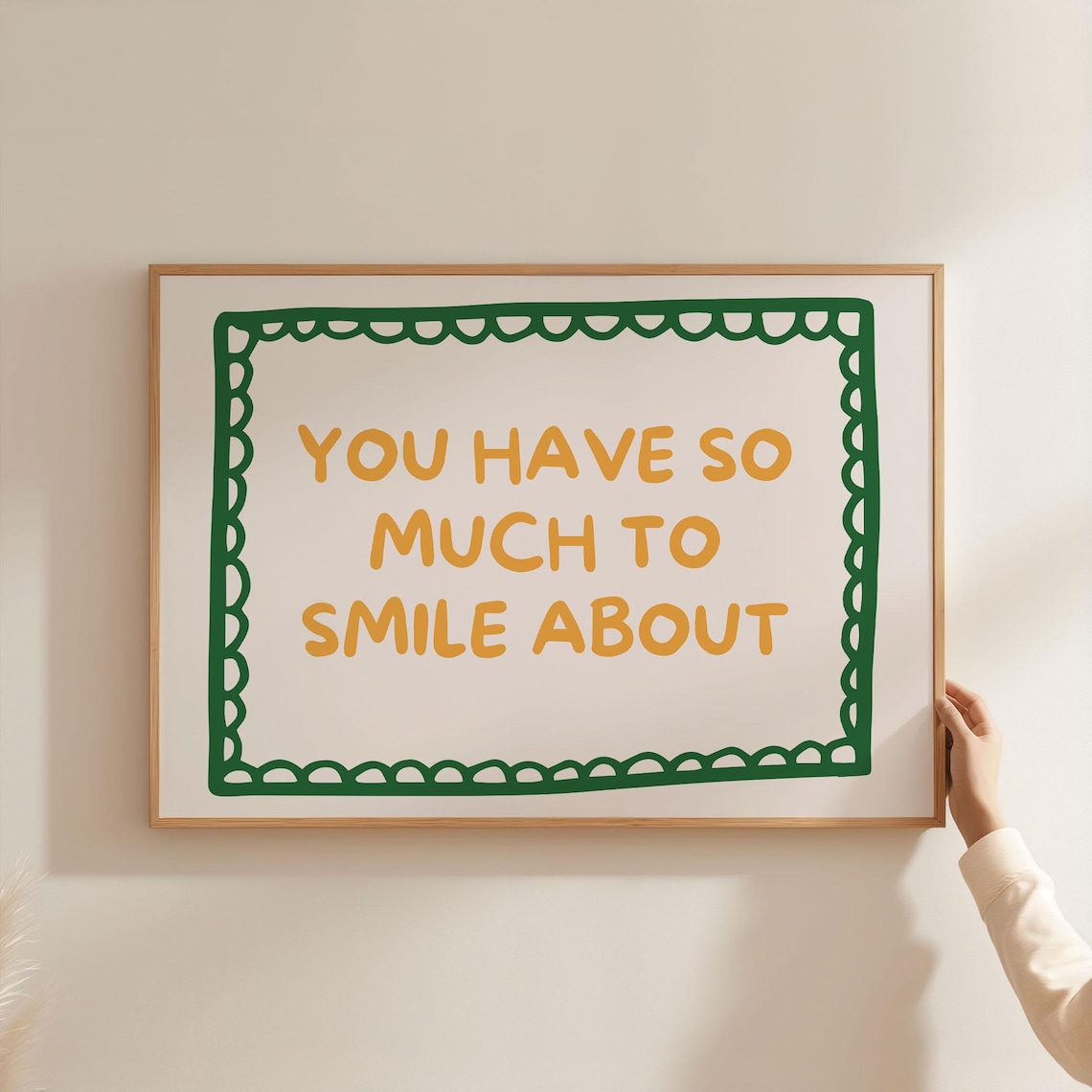 Landscape You Have So Much To Smile About, Art Print