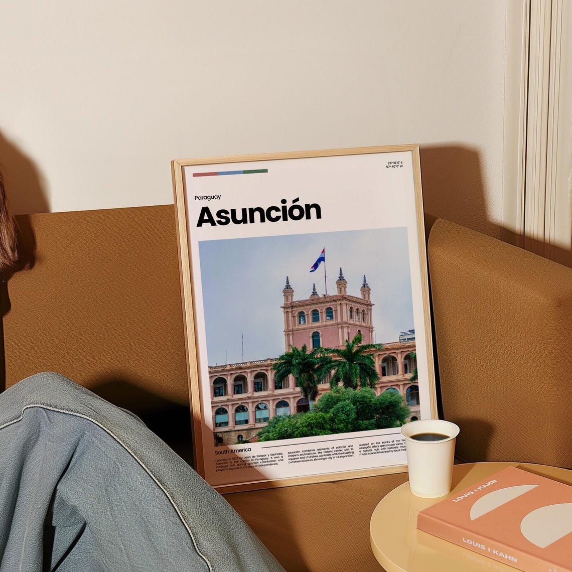 Asunción Paraguay Minimalist Framed City Travel Photo Poster - Image 4