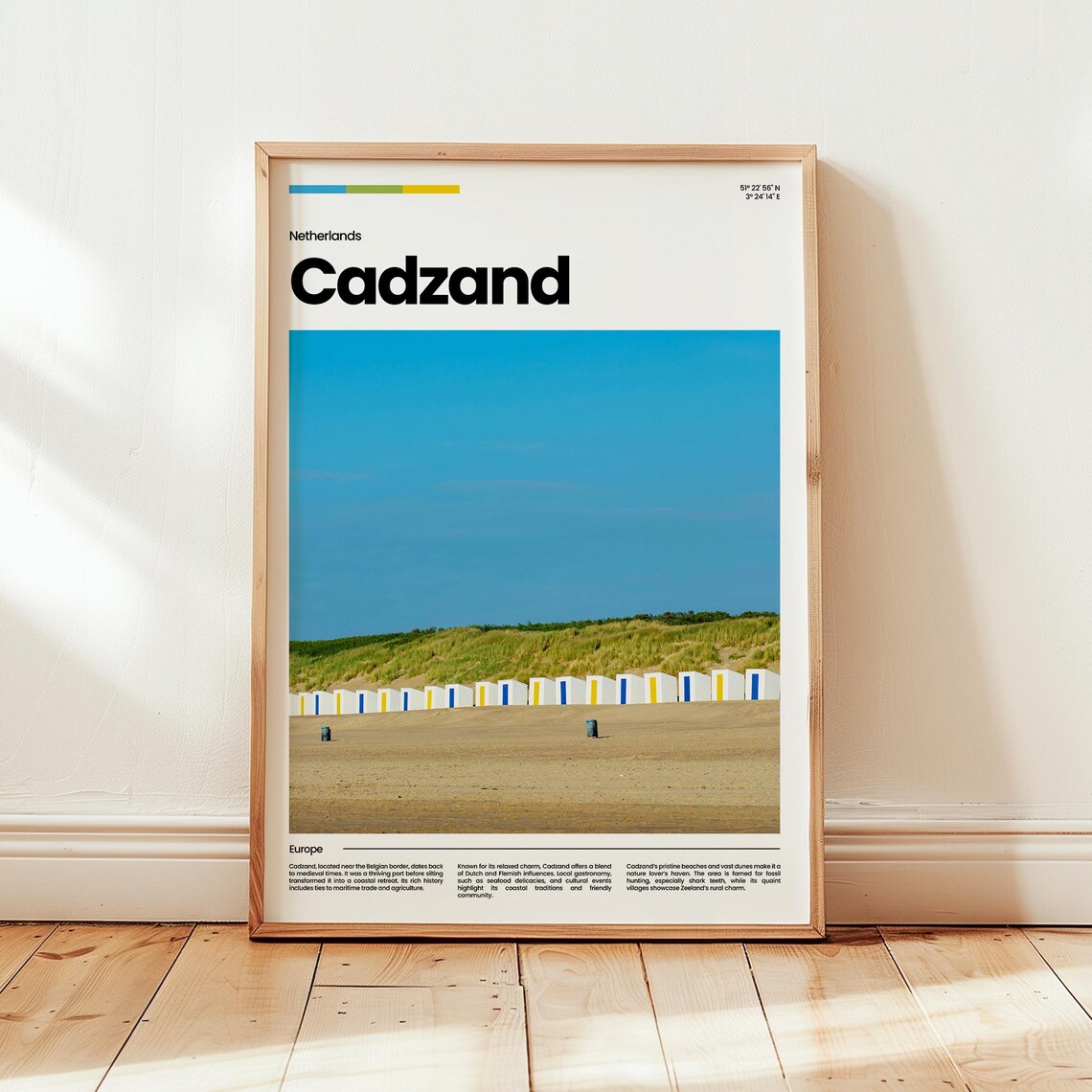 Cadzand Poster Print Photo Wall Art Netherlands Travel Gift