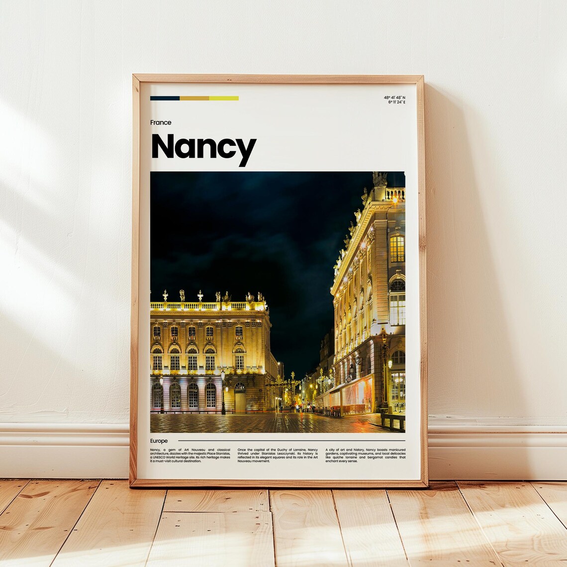 Nancy Poster Print Photo Wall Art France Travel Gift