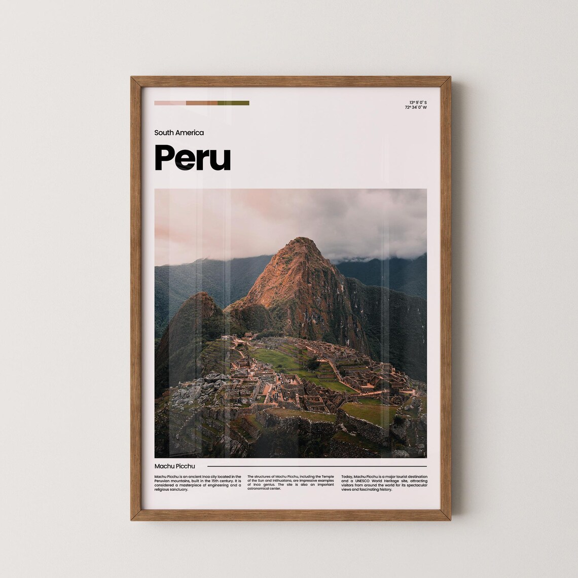 Peru Travel Poster Peru Poster Peru Photo Poster Peru Print South America Poster Peru Travel Poster Machu Picchu Poster Travel Gift