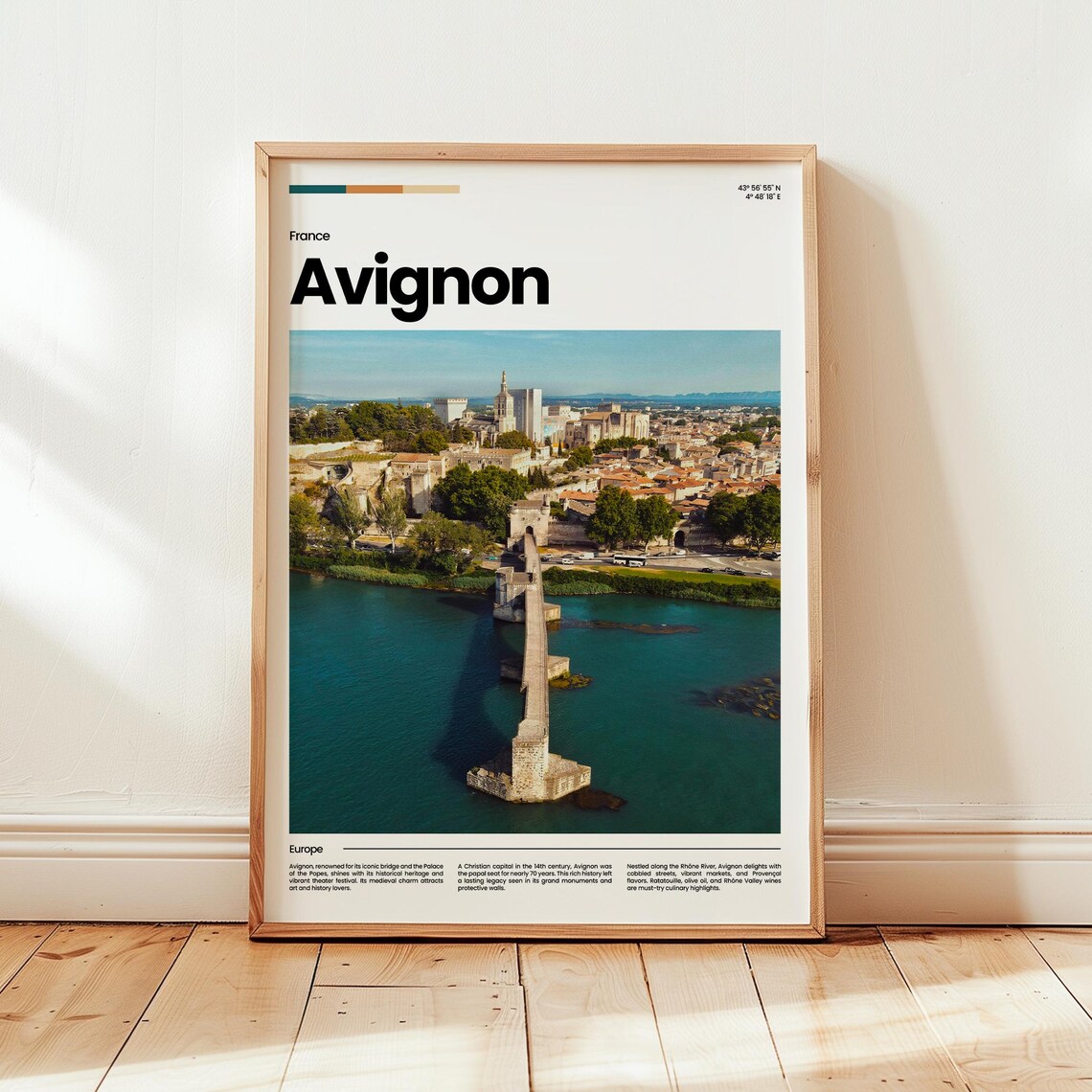 Avignon Travel Poster, France Gift