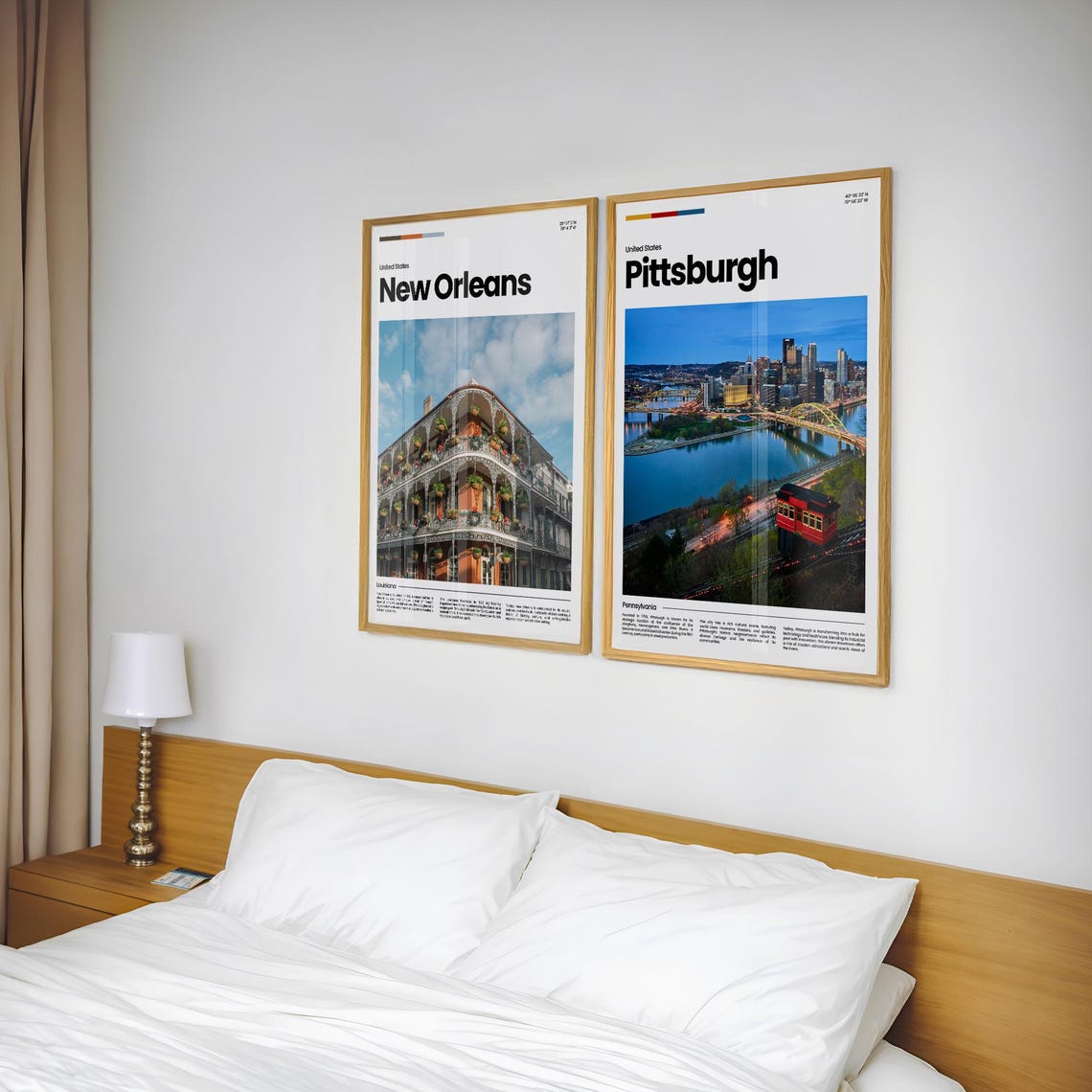 Pittsburgh Travel Poster Pittsburgh Poster Pittsburgh Photo Poster Pittsburgh Art Print Usa Poster Usa Travel Poster Travel Gift - Image 2