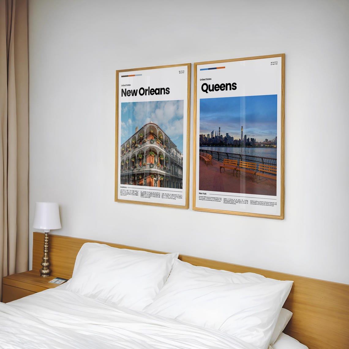 Queens Travel Poster Queens Poster Queens Photo Poster Queens Art Print Queens Art Usa Poster Usa Travel Poster Travel Gift - Image 2