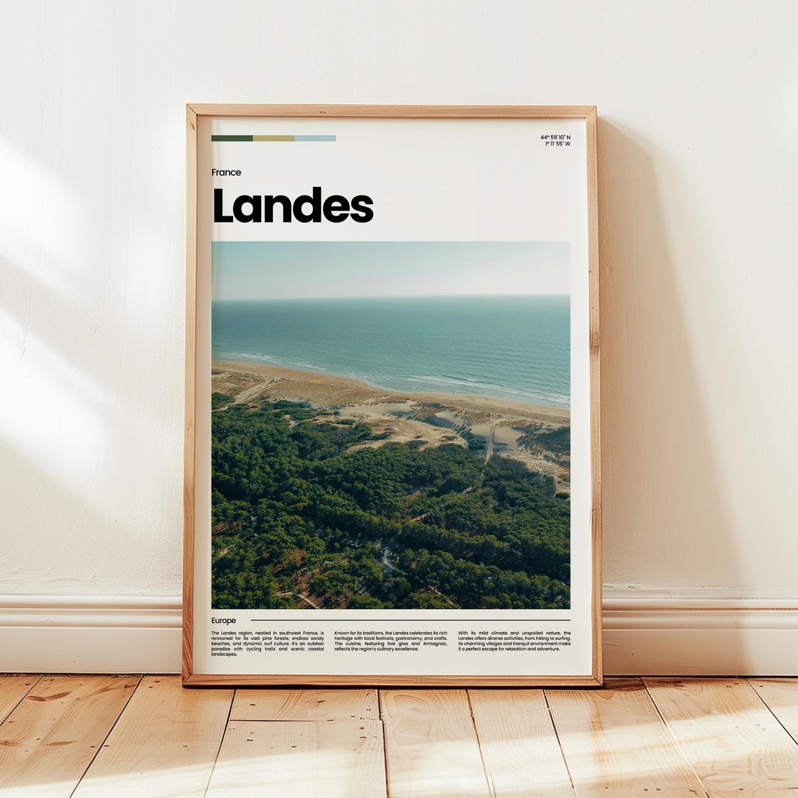 Landes Poster Print Photo Wall Art France Travel Gift