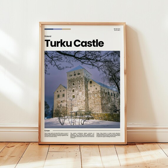 Turku Castle Poster Print Photo Finland Wall Art Travel Gift