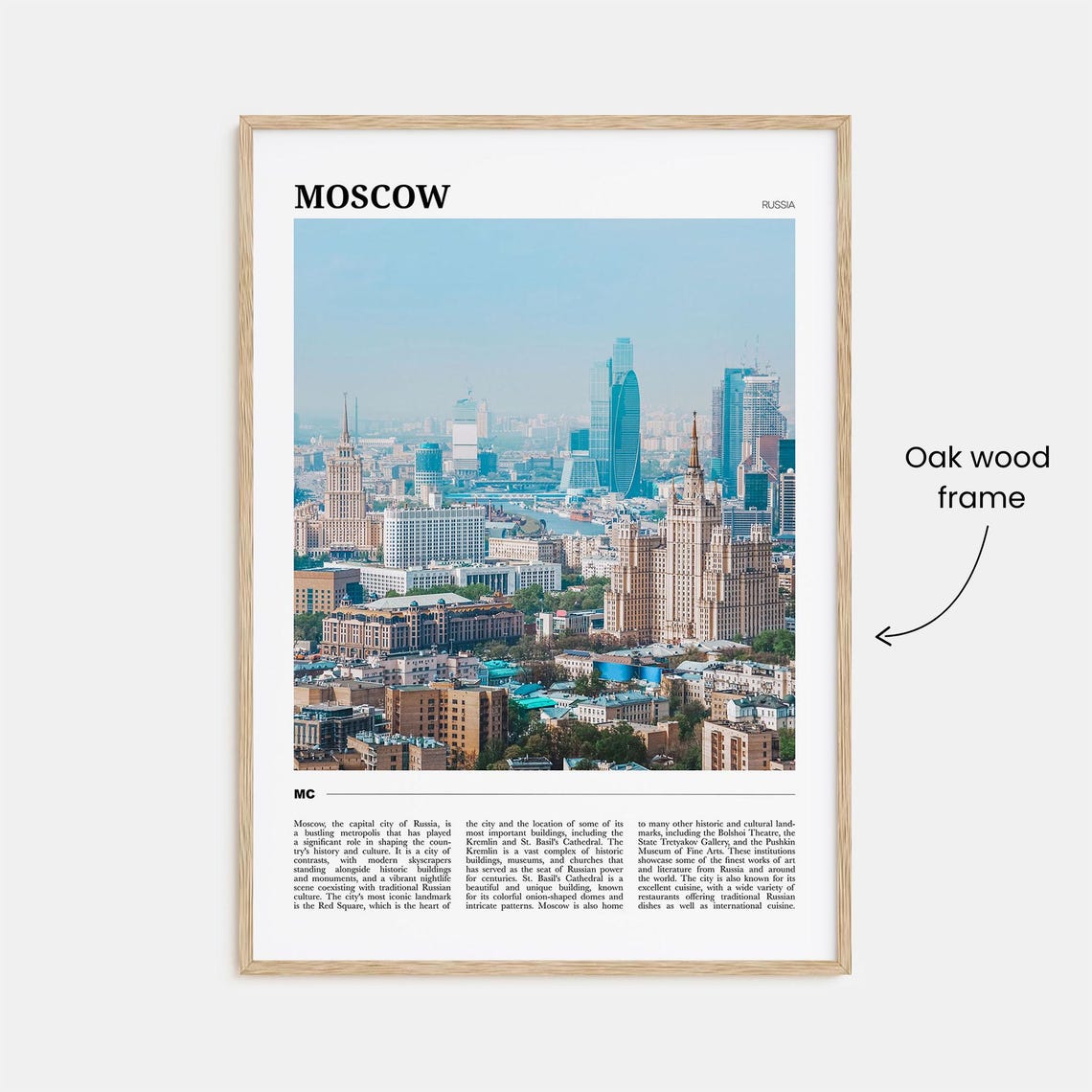 Moscow Travel Poster Russia No 2 Moscow Wall Art Moscow Poster Print Moscow Photo Moscow Decor Russia - Image 3