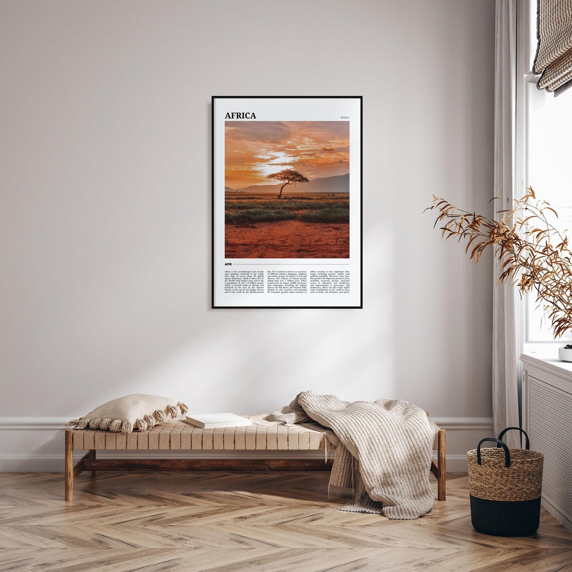 Africa Travel Poster, Continental Wall Art Print - Image 4