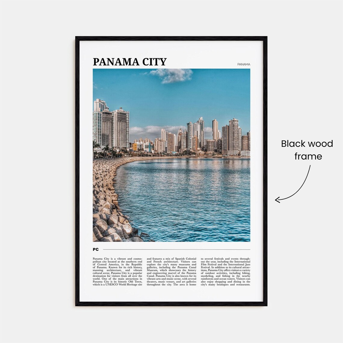 Panama City Travel Poster, Panama City Decor - Image 2
