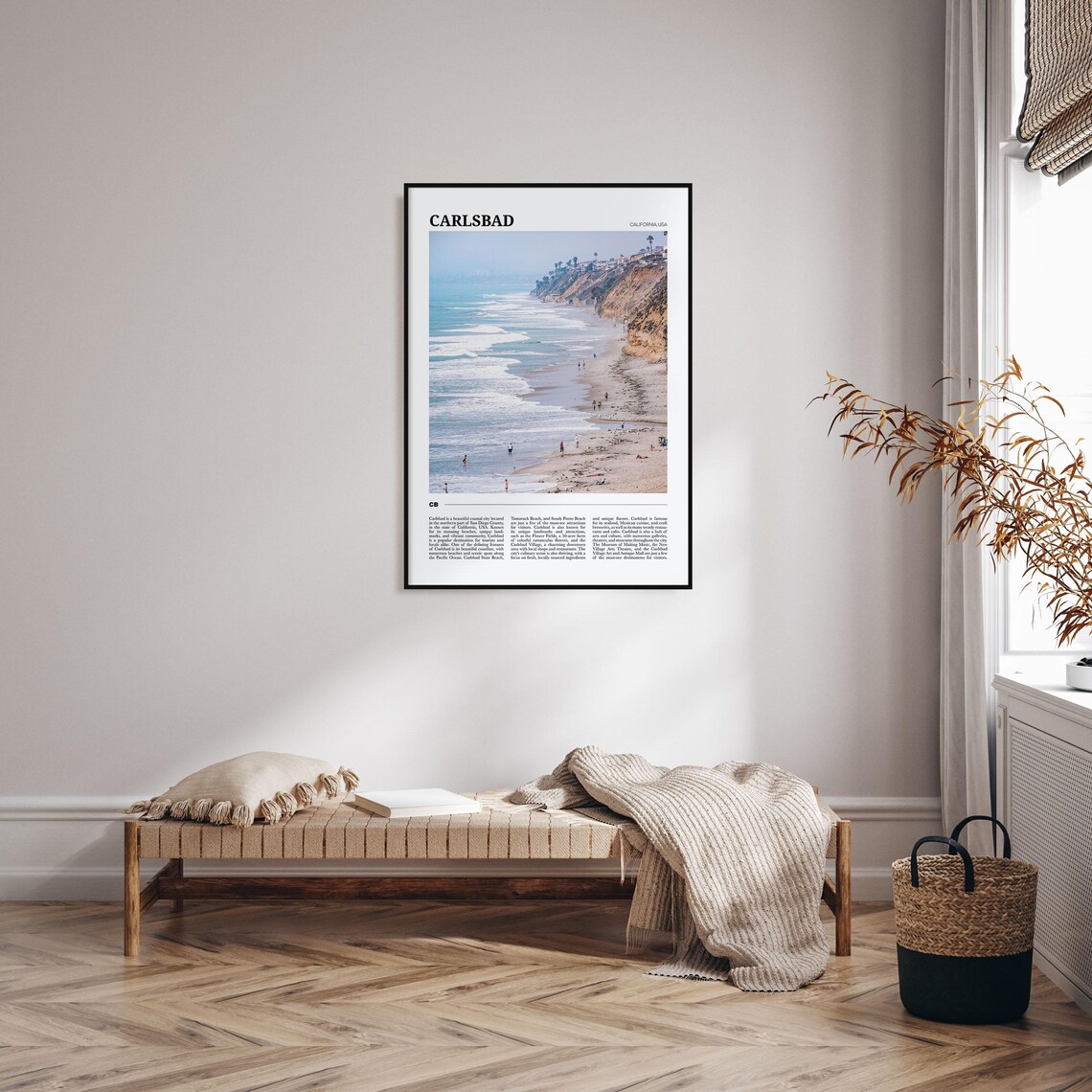 Carlsbad Travel Poster No. 2, California Travel Poster - Image 4