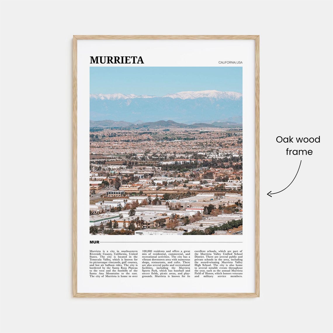 Murrieta Travel Poster Murrieta Wall Art Murrieta Poster Print Murrieta Photo Murrieta Decor California Usa - Image 3