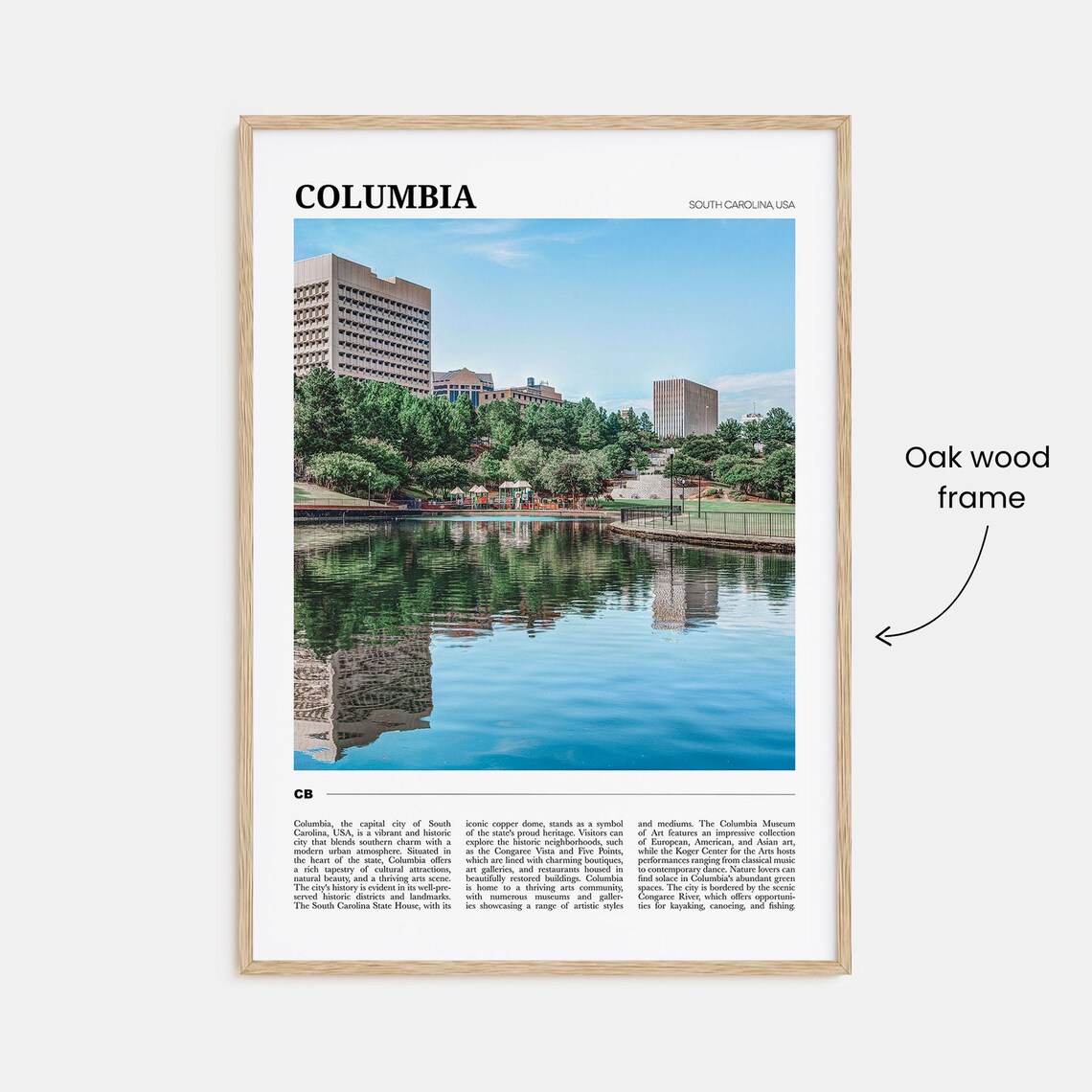 Columbia Travel Poster, South Carolina Wall Art - Image 3