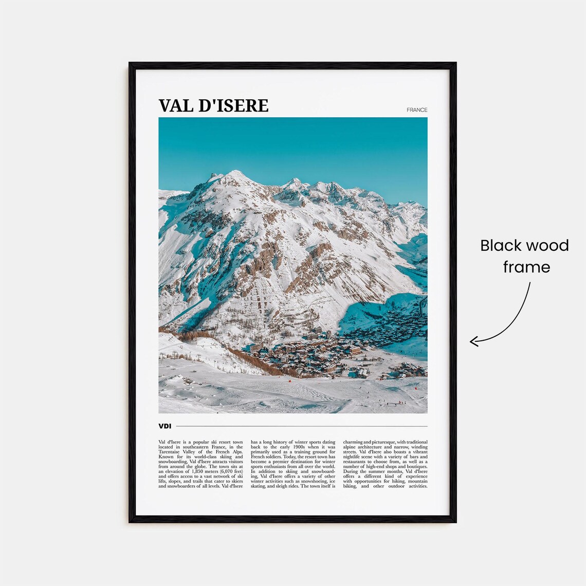 Val Disere Travel Poster, France Wall Art Print - Image 2