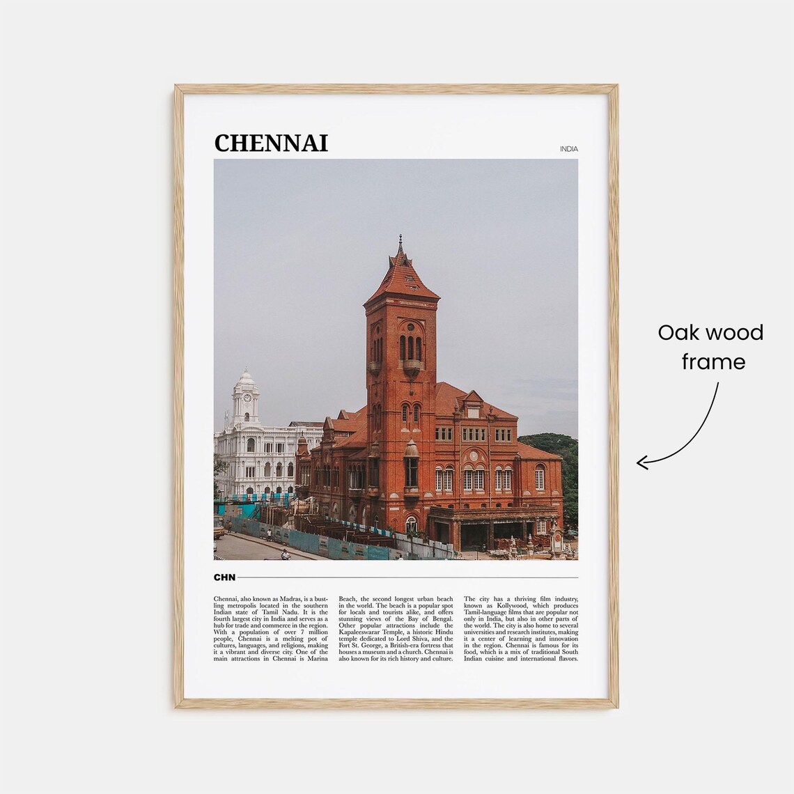 Chennai Photo Poster Print - Image 3