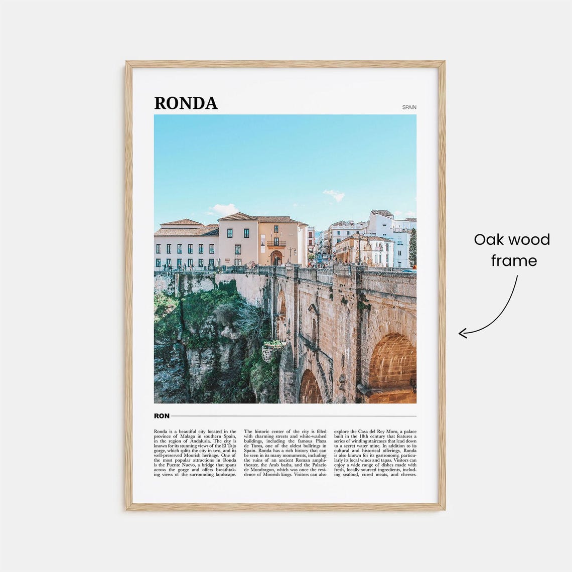 Ronda Photo Spain Travel Poster - Image 3