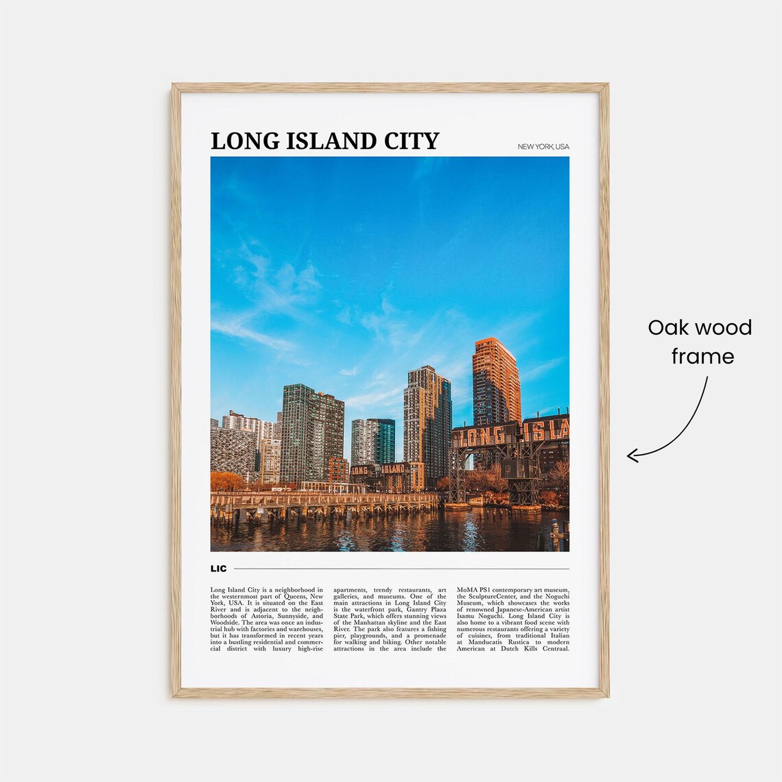 Long Island City Travel Poster, City Wall Art - Image 3