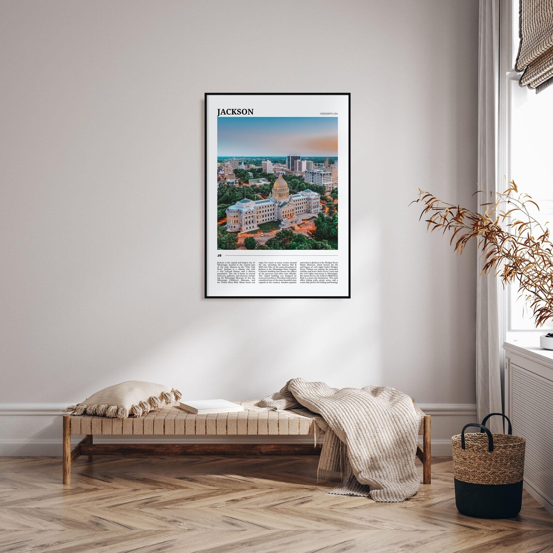 Jackson Travel Poster, Mississippi Wall Art Print - Image 4