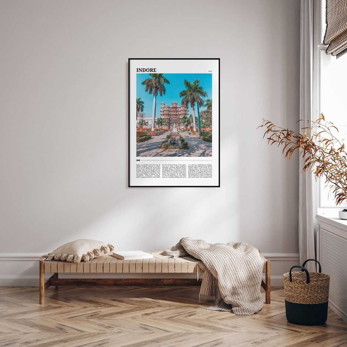 Indore Travel Poster, India City Wall Art Print - Image 4