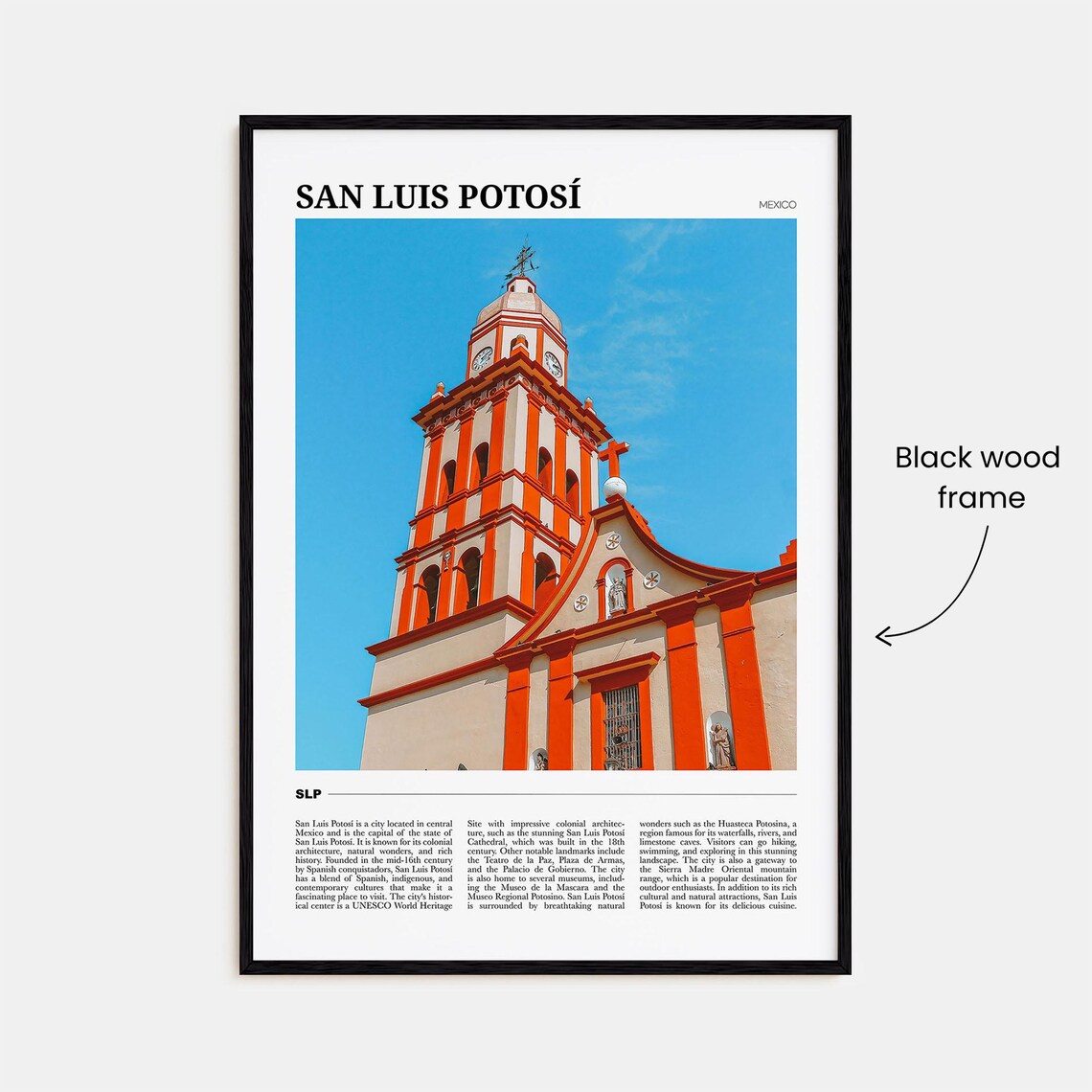 San Luis Potosi Travel Poster, Mexico Art Print - Image 2