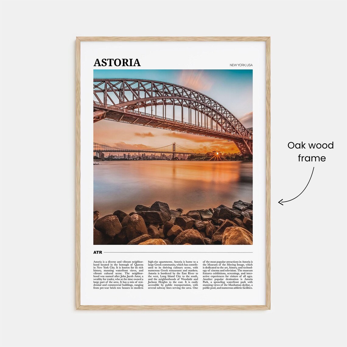 Astoria Travel Poster, New York Place Art Print - Image 3