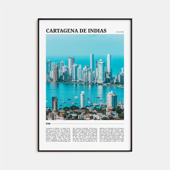 Cartagena De Indias Travel Poster Cartagena De Indias Wall Art Cartagena De Indias Poster Print Cartagena Photo Cartagena Decor
