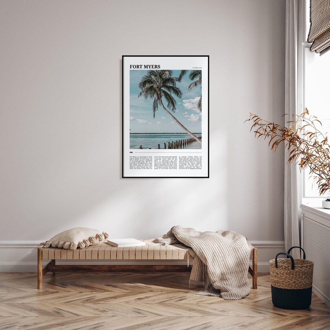 Fort Myers Travel Poster, Florida USA Art Print - Image 4