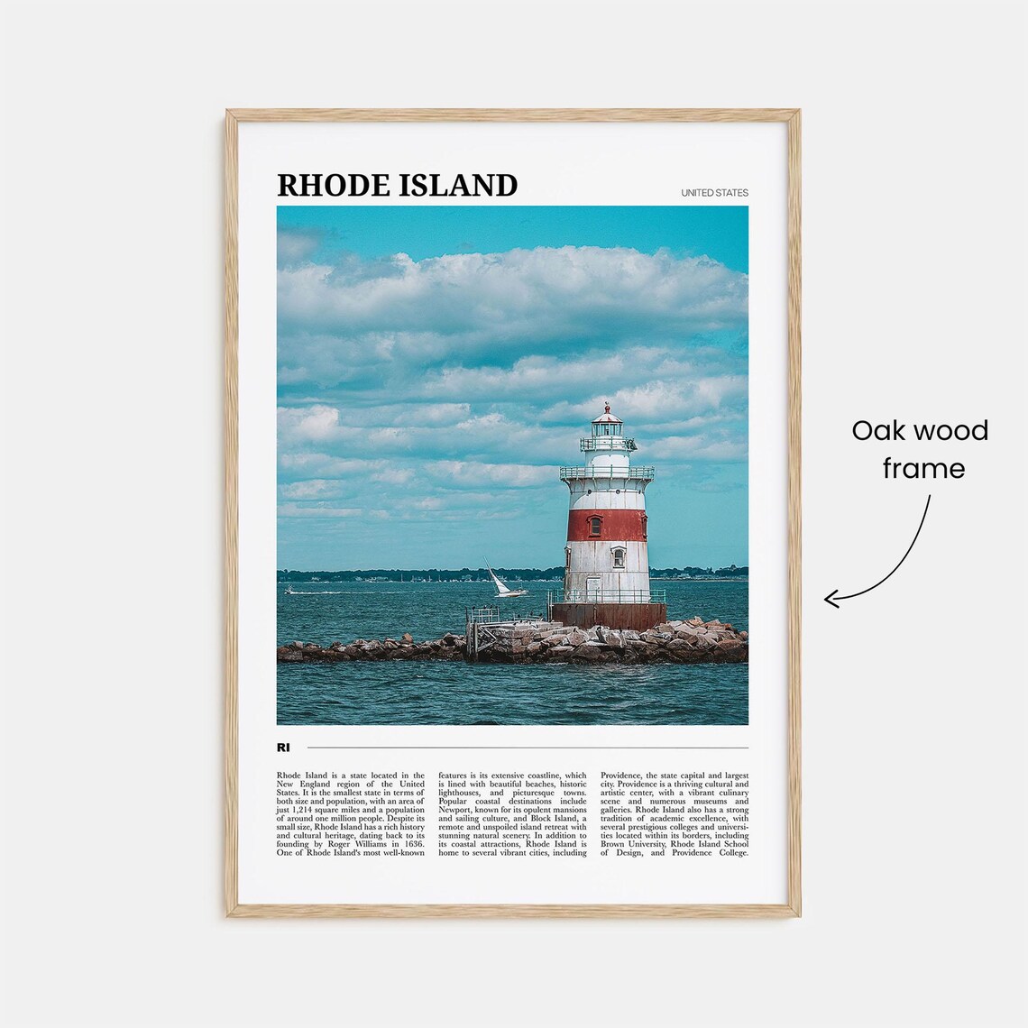 Rhode Island Travel Poster, USA Travel Poster - Image 3