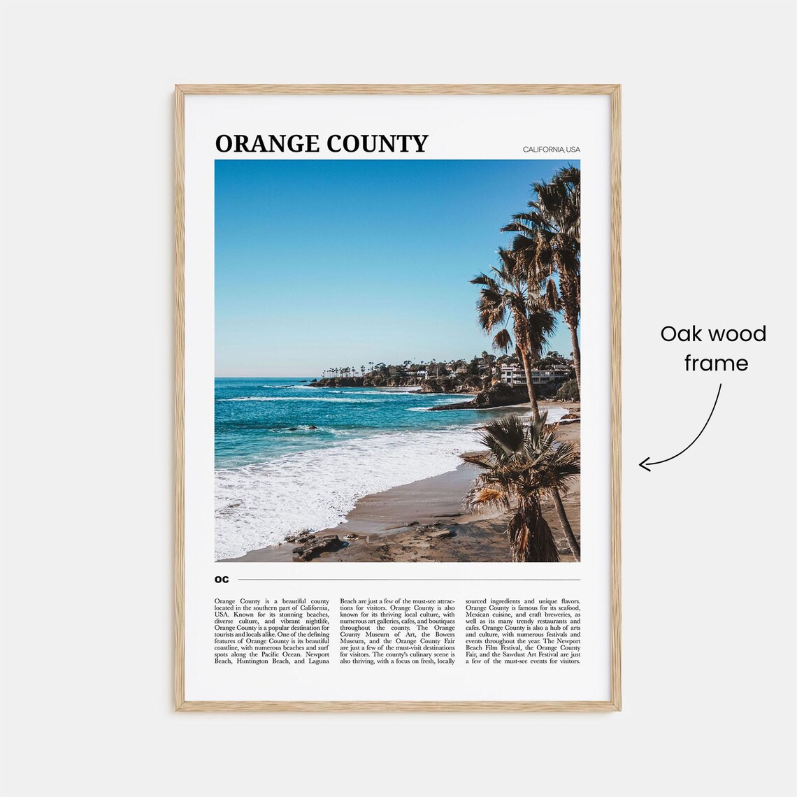 Orange County Travel Poster, California Travel Poster - Image 3