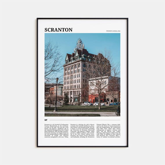 Scranton Pennsylvania USA Wall Art Print