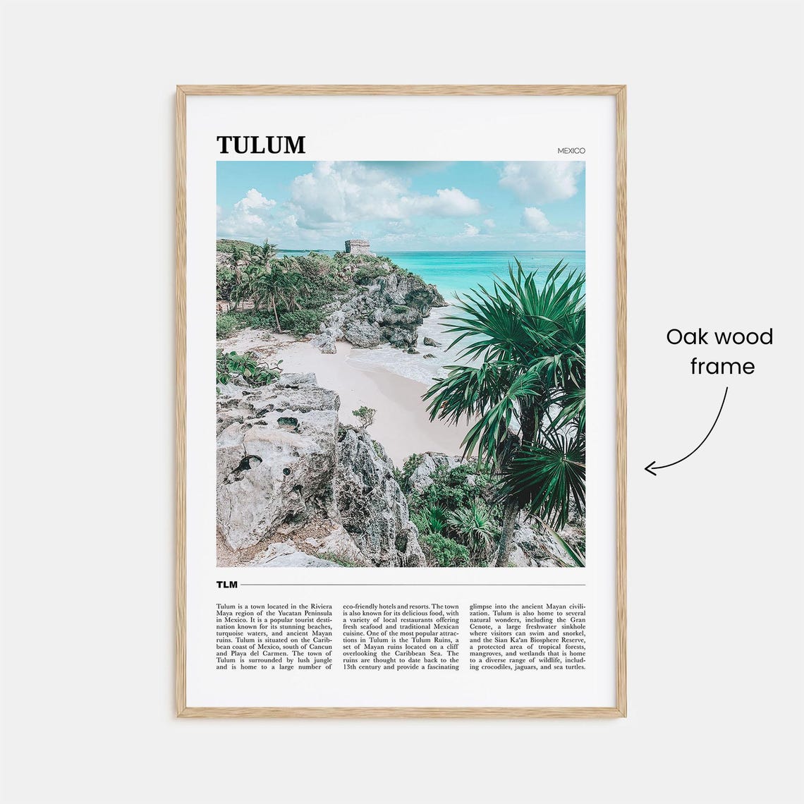 Tulum Travel Poster Tulum Wall Art Tulum Poster Print Tulum Photo Tulum Decor Mexico - Image 3