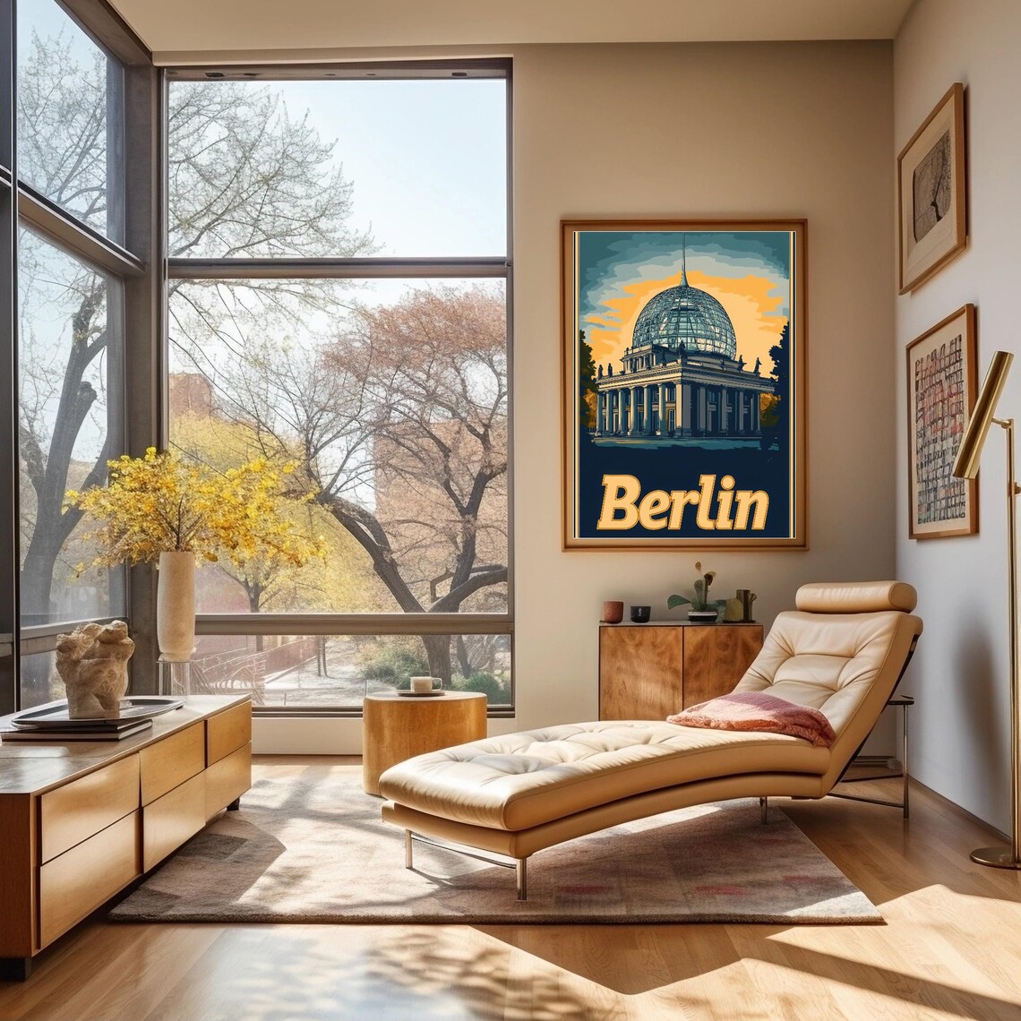 Berlin Architectural Beauty, Vintage Style Art Print - Image 2