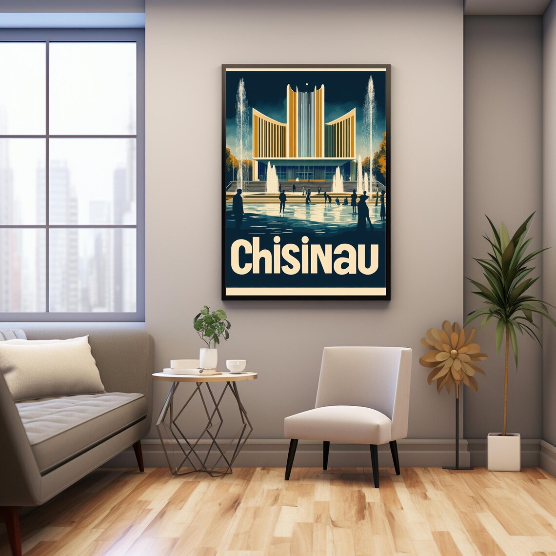 Chiinu Retro Inspired Modernist Architecture Poster - Image 3