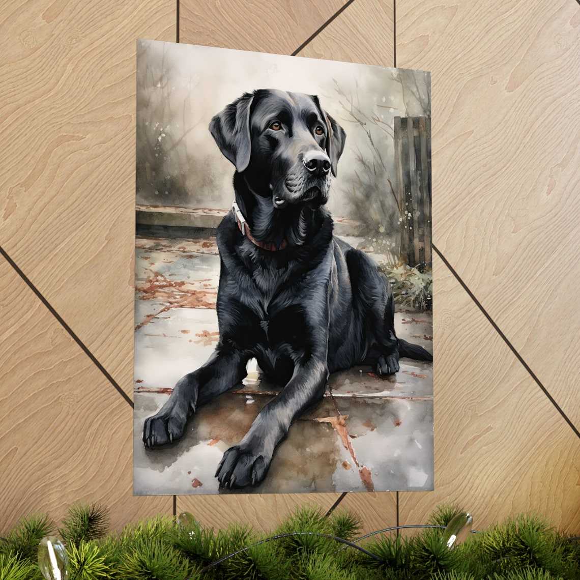 Labrador Retriever Dog Art Print Dog Wall Art Animal Art Print Animal Art Poster Dog Lover Gift Colorful Animal Wall Art Cool Dog Art - Image 2