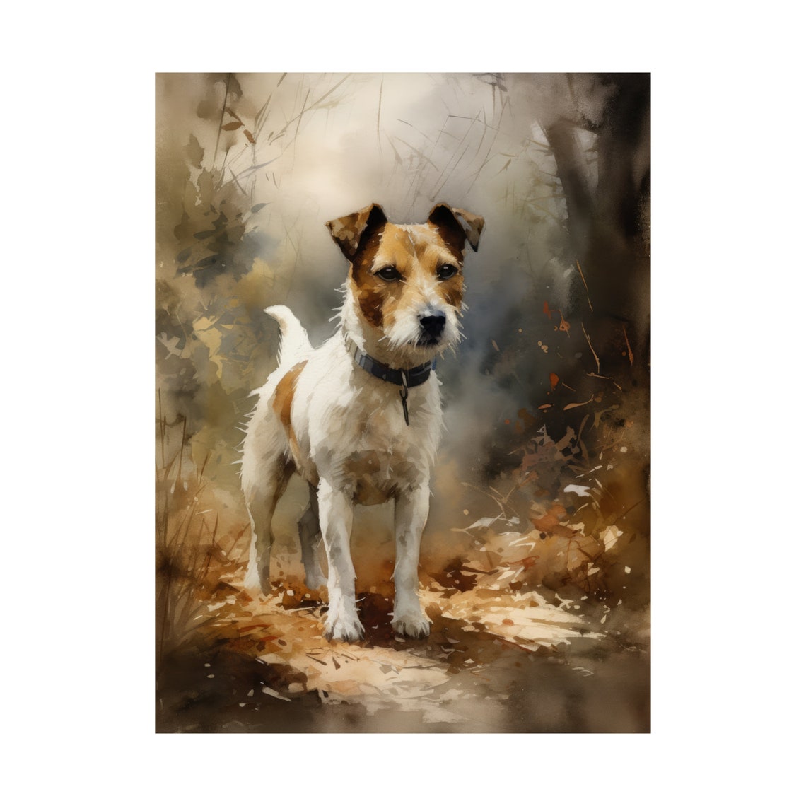 Parson Russell Terrier Dog Art Print Dog Wall Art Animal Art Print Animal Art Poster Dog Lover Gift Colorful Animal Wall Art Cool Dog - Image 4