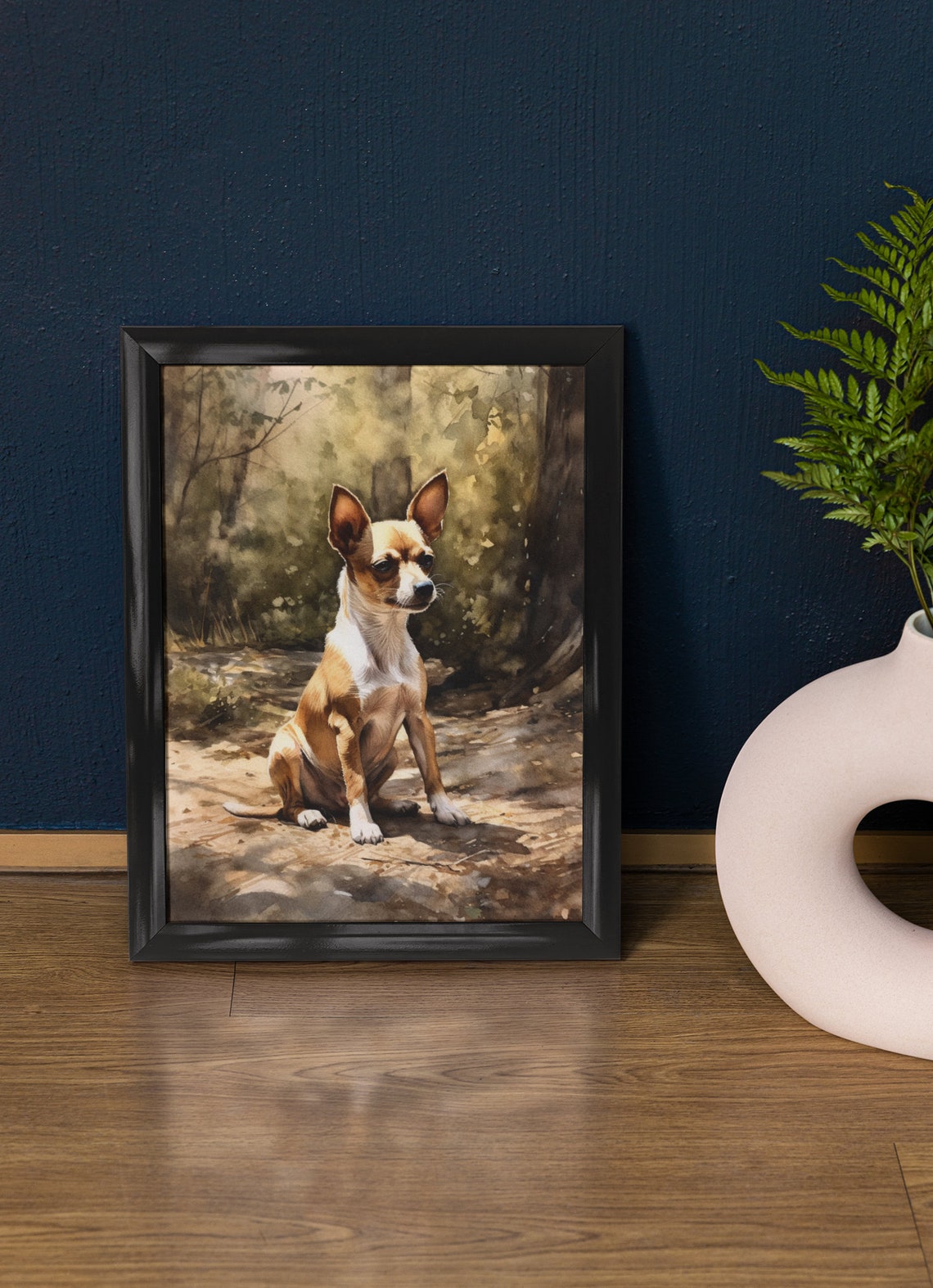 Toy Fox Terrier Dog Art Print Dog Wall Art Animal Art Print Animal Art Poster Dog Lover Gift Colorful Animal Wall Art Cool Dog Art