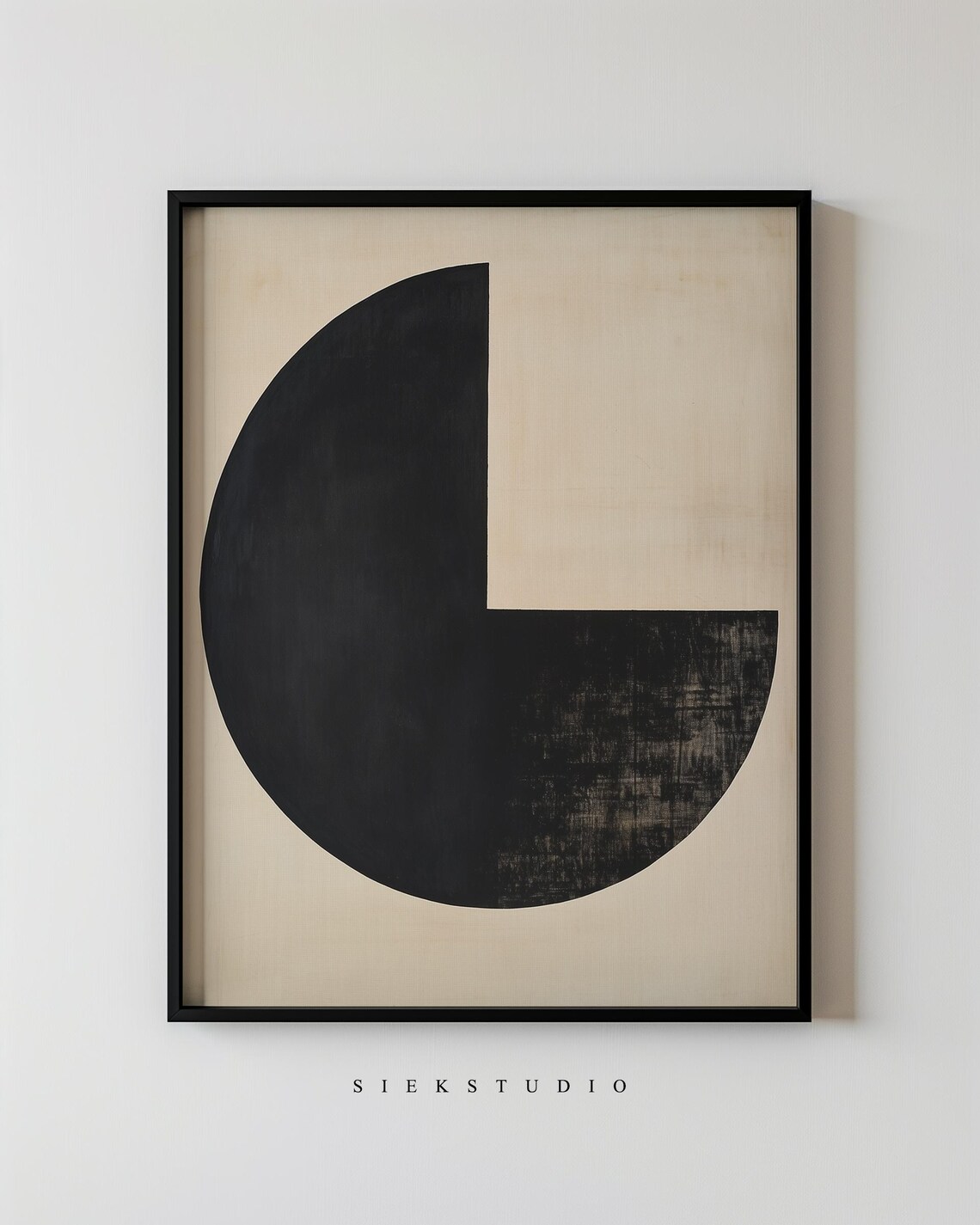 Modern Abstract Geometric Minimalist Wall Art Print