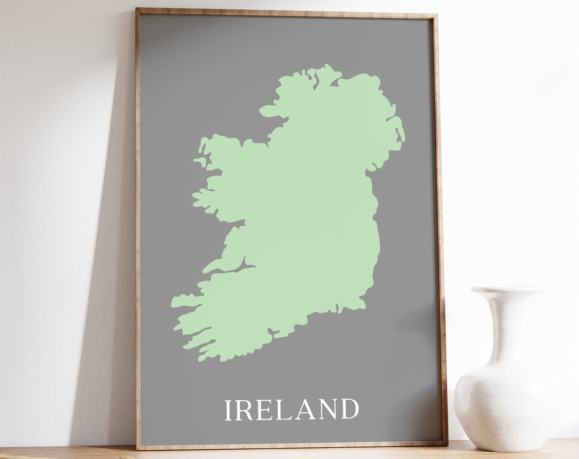 Ireland Poster - Irish Abroad Gift, Irish Decor