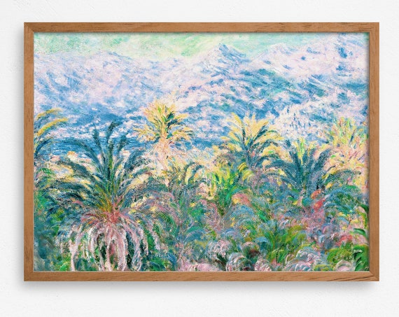 Vintage Coastal Palms Beach Wall Decor Beach Print Hawaii Print Vintage Florida Island