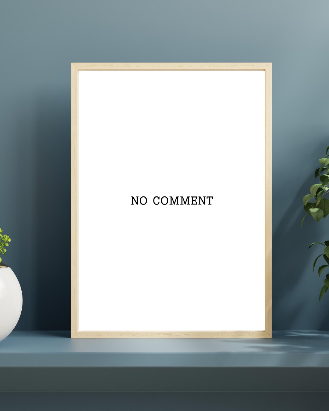 Minimalist Typography, Modern Home Office Decor