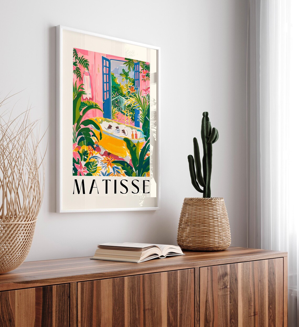 Rats In Bathtub, Matisse-Inspired Bathroom Art Print - Image 3