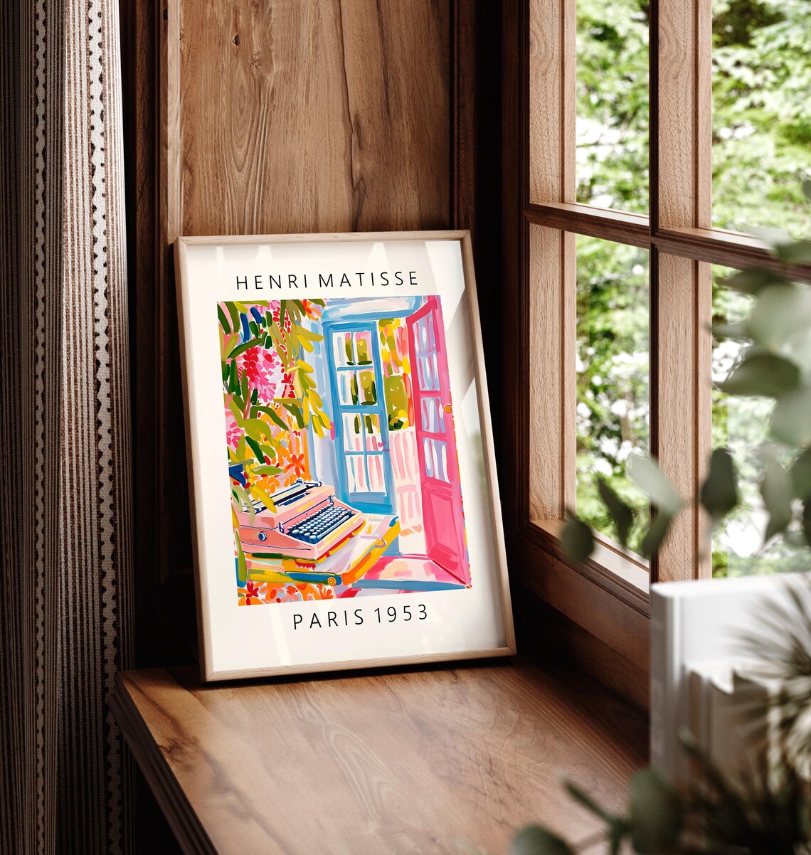 Typewriter Poster, Maximalist Bookish Art Print - Image 6