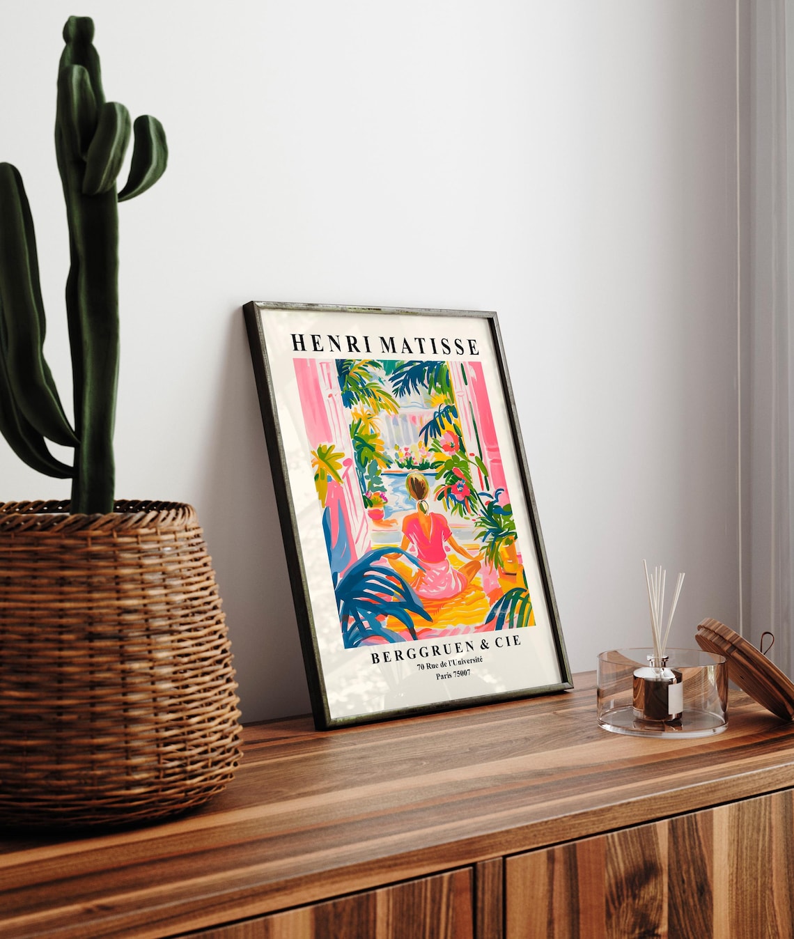 Woman Doing Yoga Meditation Wall Art, Matisse Print - Image 3