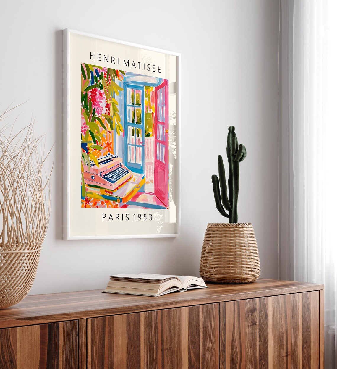 Typewriter Poster, Maximalist Bookish Art Print - Image 5