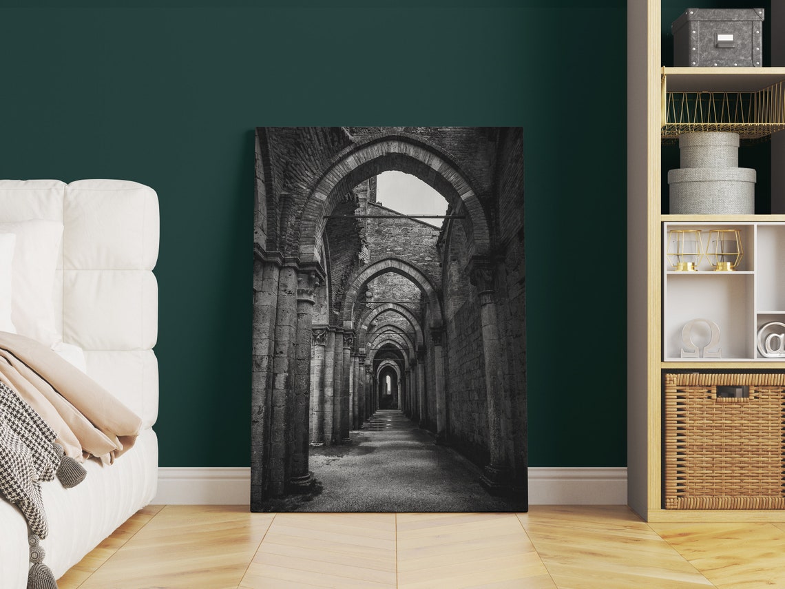 Architecture Print Door Print Door Wall Art Architecture Print Architecture Art Print Black And White Wall Art Of Doorway - Image 2