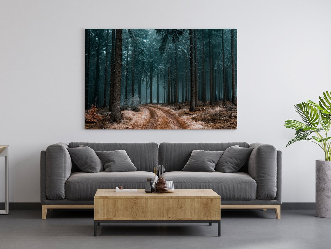 Forest Wall Art Forest Print Forest Art Print Forest Tree Large Art Large Print Tree Print - Image 3