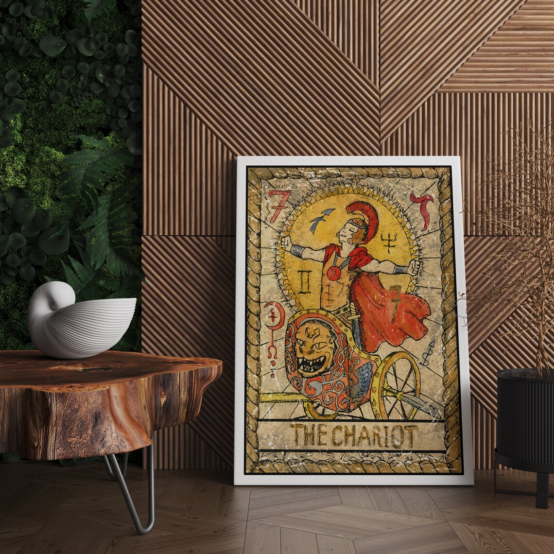 The Chariot Tarot Card Wall Art Print Tarot Print Tarot Card Print Tarot Card Art Print Tarot Card Wall Art Tarot Card Chariot - Image 3