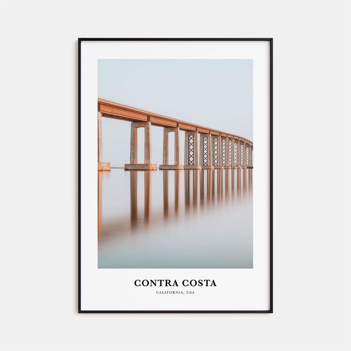 Contra Costa Print Contra Costa Photo Poster Contra Costa Travel Wall Art Contra Costa Map Contra Costa Photography California Usa