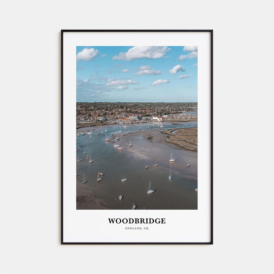 Woodbridge Print Woodbridge Photo Poster Woodbridge Travel Wall Art Woodbridge Map Print Woodbridge Photography Print England Uk